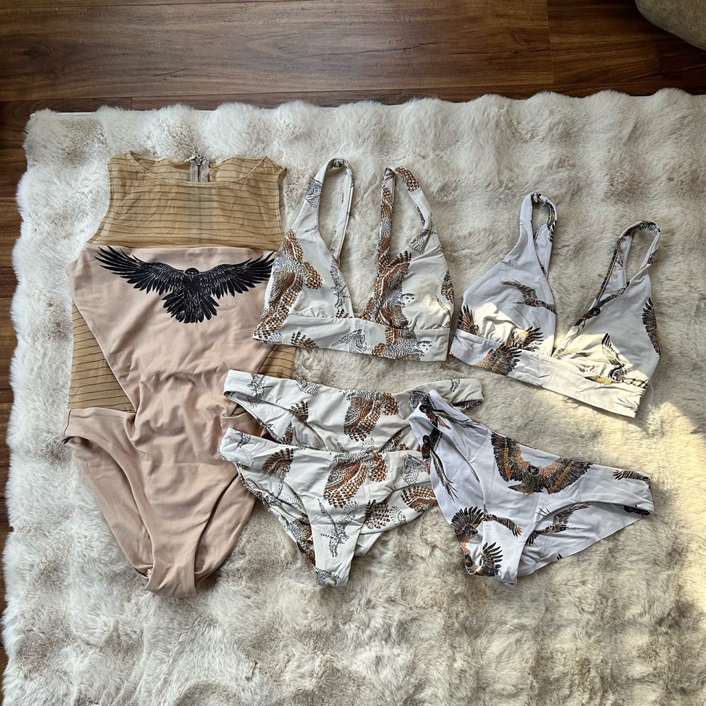 Boys + Arrows Eagle Print Swim Bikinis and One-Piece